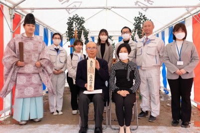 「福岡市南区27」注文住宅現場リポート①【地鎮祭】