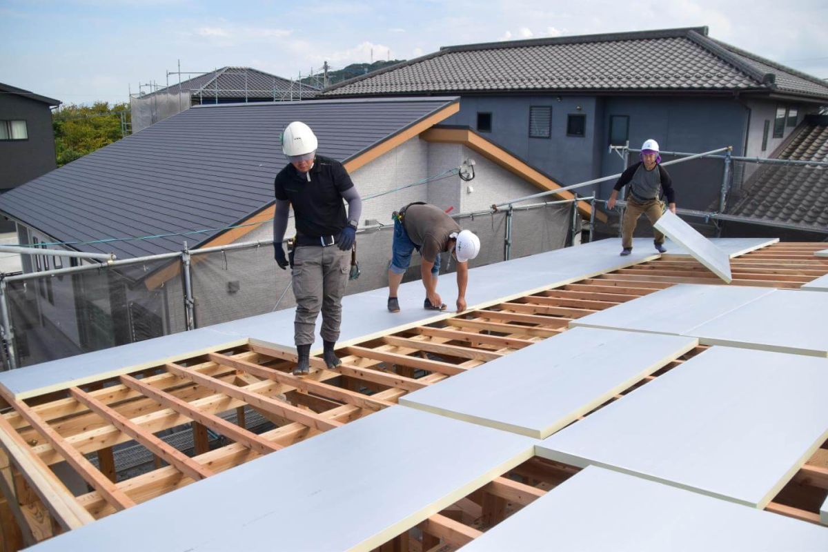 福岡県北九州市若松区01　注文住宅建築現場リポート④　～上棟式・後編～