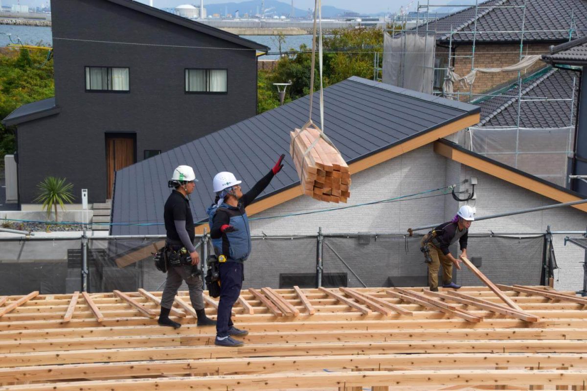 「北九州市若松区01」注文住宅現場リポート④【上棟式】
