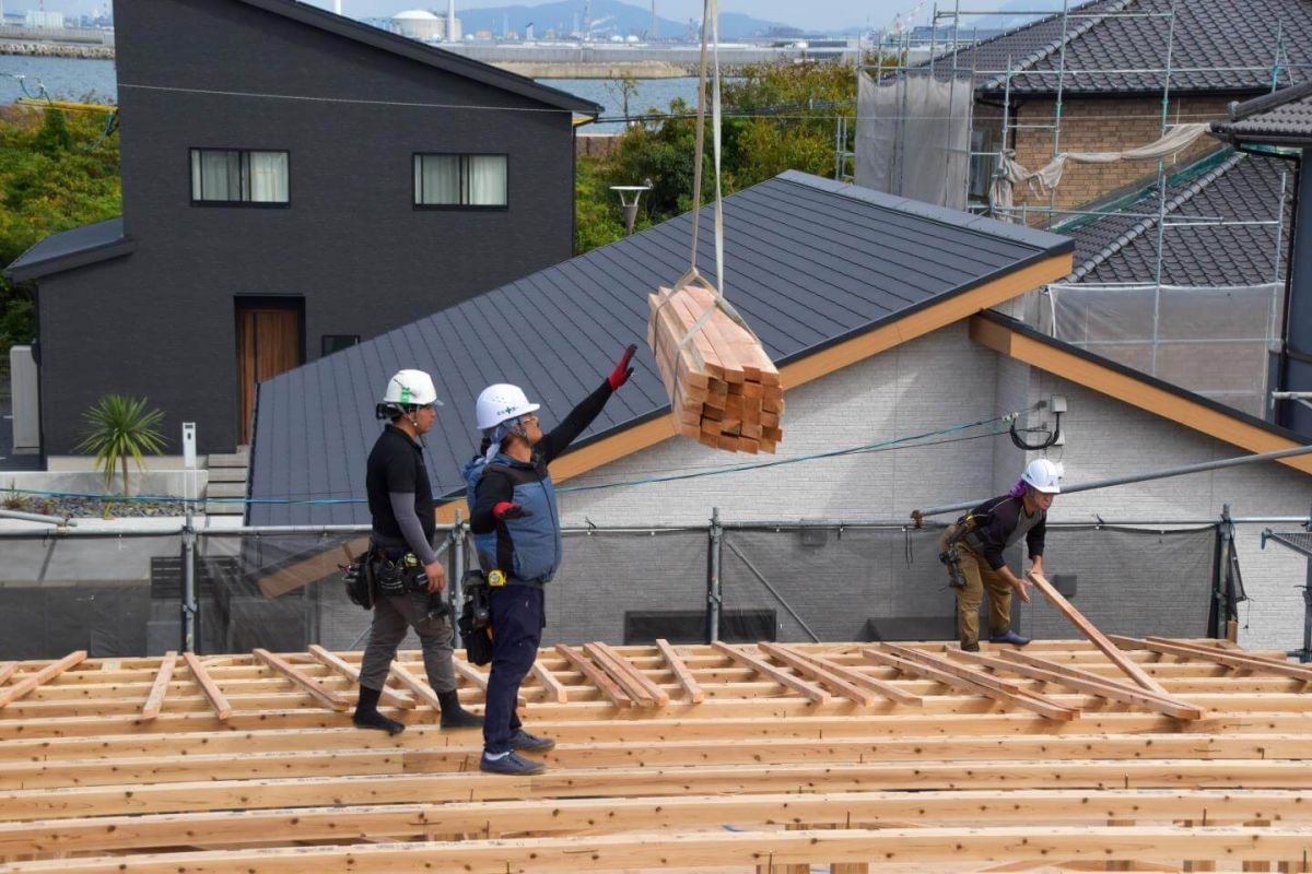 福岡県北九州市若松区01　注文住宅建築現場リポート④　～上棟式・後編～