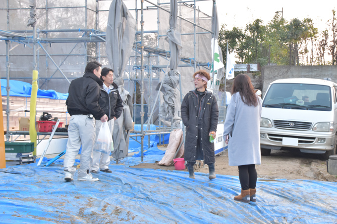 福岡市西区飯盛01　注文住宅建築現場リポート⑤　～上棟式～