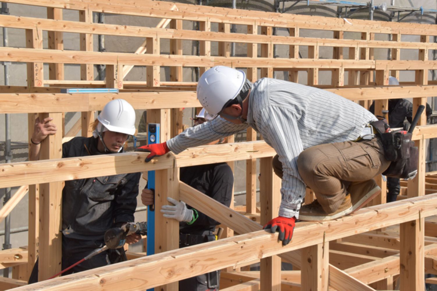 福岡市西区飯盛01　注文住宅建築現場リポート⑤　～上棟式～