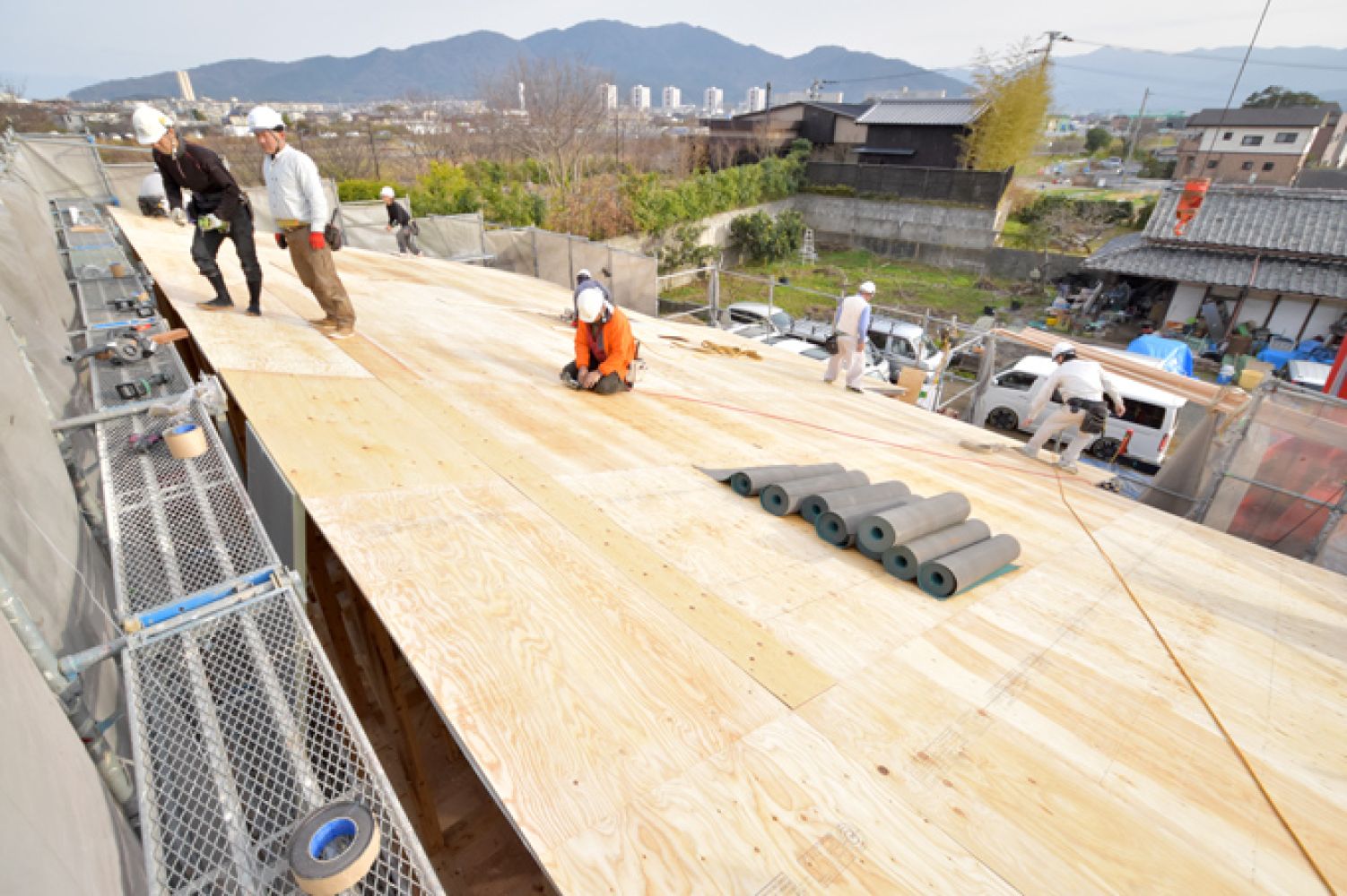 福岡市西区飯盛01　注文住宅建築現場リポート⑤　～上棟式～