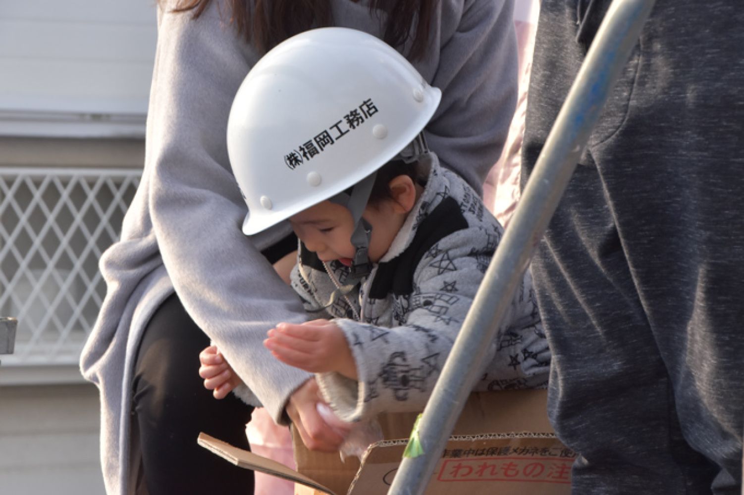 福岡市西区飯盛01　注文住宅建築現場リポート⑤　～上棟式～