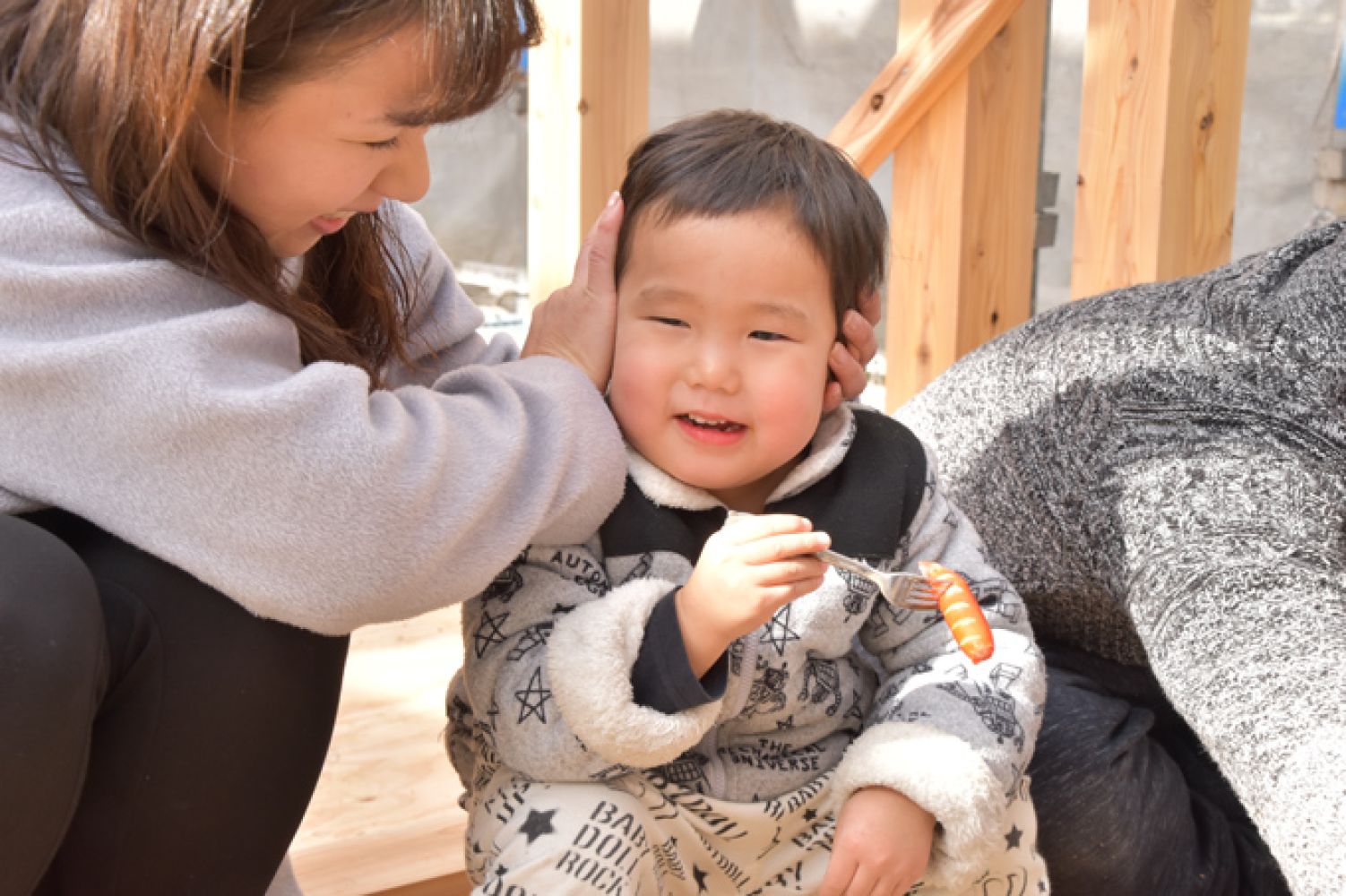 福岡市西区飯盛01　注文住宅建築現場リポート⑤　～上棟式～