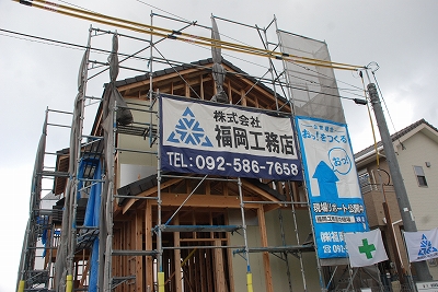 福岡県久留米市北野町01　注文住宅建築現場リポート⑥