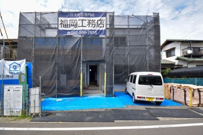 福岡県那珂川市10　注文住宅建築現場リポート⑤　～木工事・石膏ボード張り～