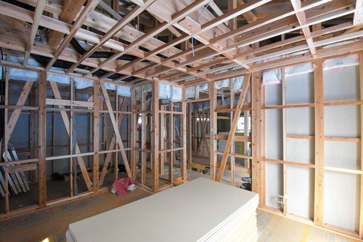 「那珂川市10」注文住宅現場リポート⑤【木工事】【石膏ボード】