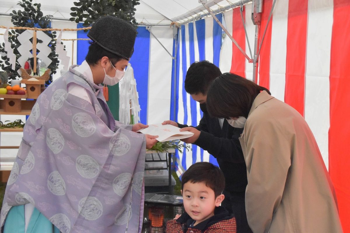 福岡県糸島市05　注文住宅建築現場リポート①　～地鎮祭～