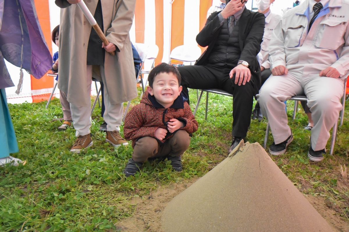 福岡県糸島市05　注文住宅建築現場リポート①　～地鎮祭～