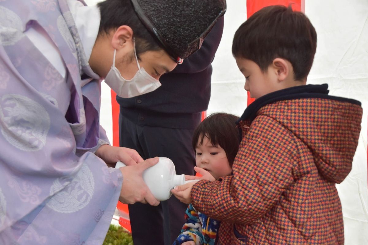 福岡県糸島市05　注文住宅建築現場リポート①　～地鎮祭～