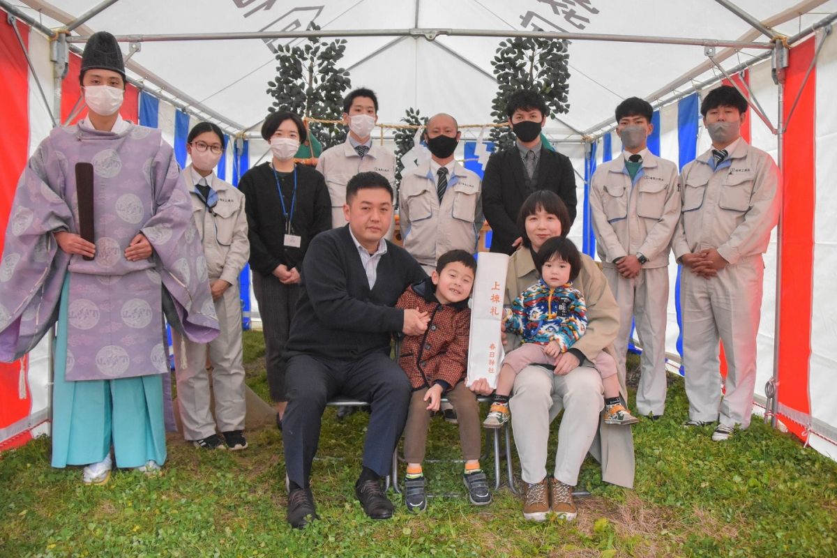 福岡県糸島市05　注文住宅建築現場リポート①　～地鎮祭～