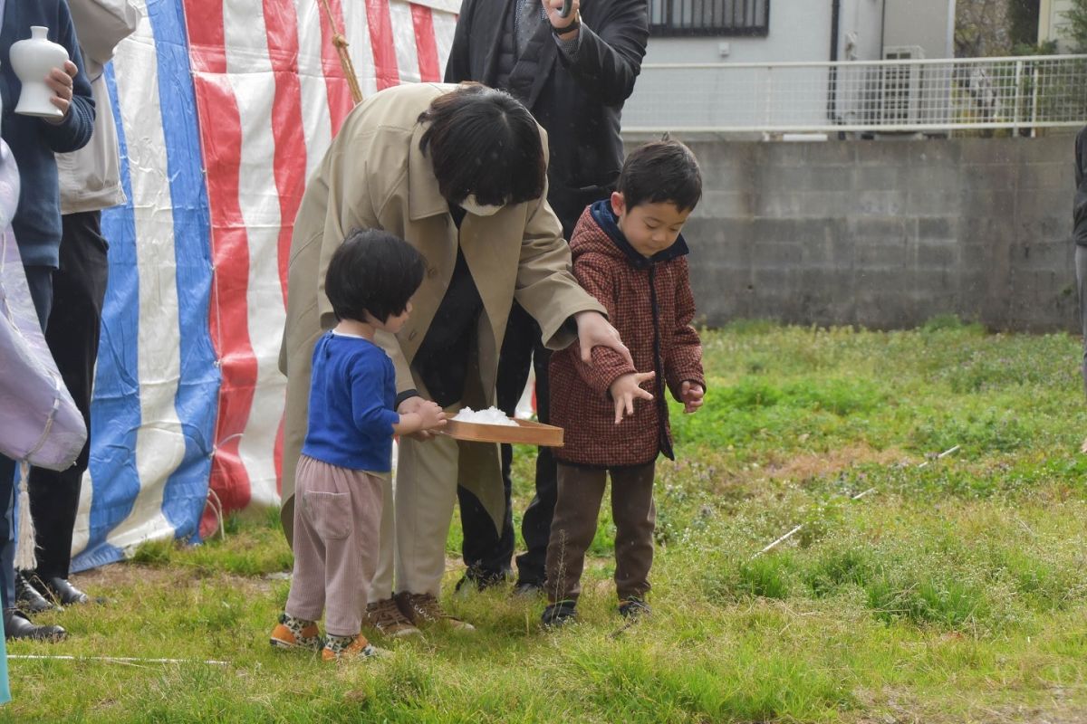 福岡県糸島市05　注文住宅建築現場リポート①　～地鎮祭～