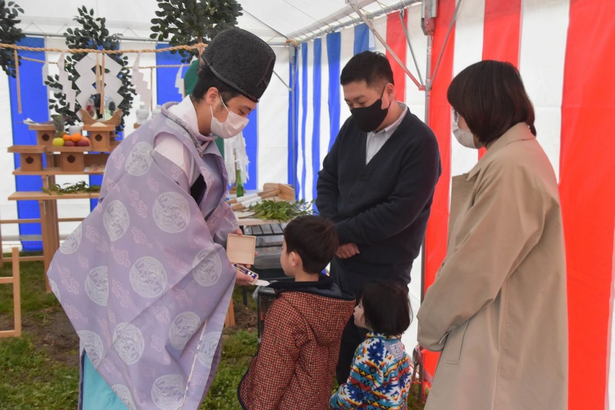 福岡県糸島市05　注文住宅建築現場リポート①　～地鎮祭～