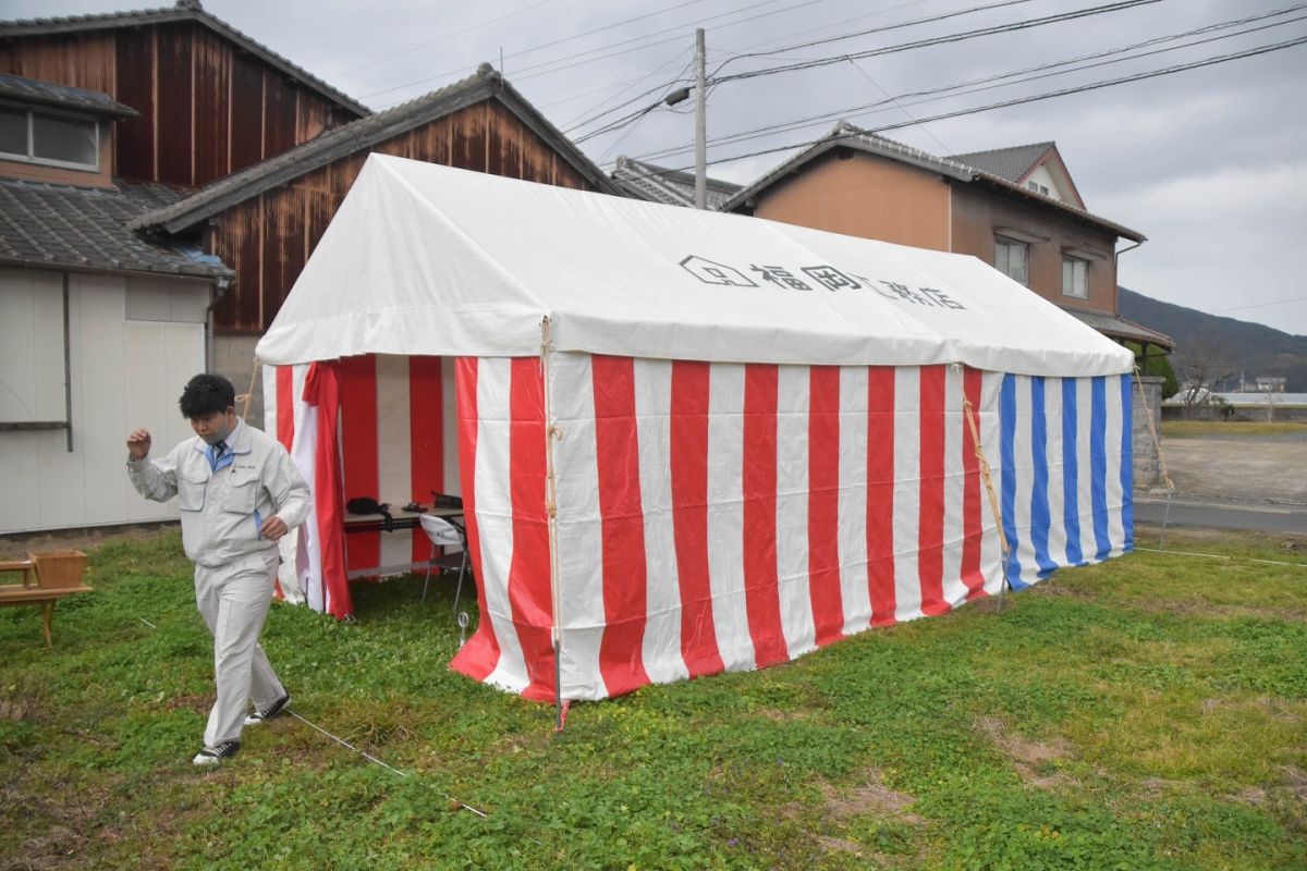 福岡県糸島市05　注文住宅建築現場リポート①　～地鎮祭～