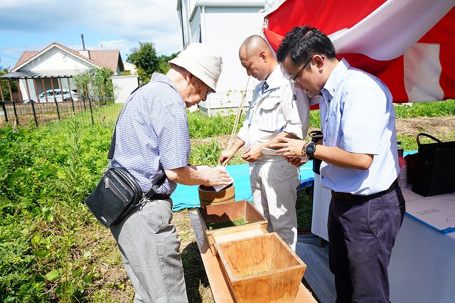 福岡県糸島市03　注文住宅建築現場リポート①　～地鎮祭～