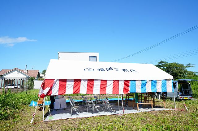 福岡県糸島市03　注文住宅建築現場リポート①　～地鎮祭～