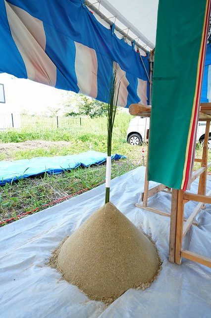 福岡県糸島市03　注文住宅建築現場リポート①　～地鎮祭～