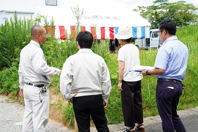 福岡県糸島市03　注文住宅建築現場リポート①　～地鎮祭～