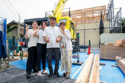 「太宰府市12」注文住宅現場リポート③【上棟式】