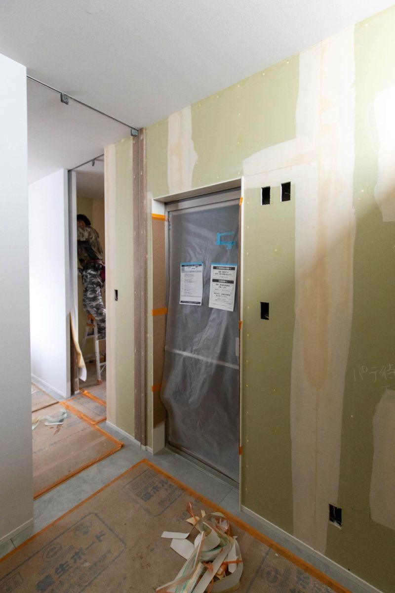 「福岡市東区11」注文住宅現場リポート⑨【内装工事】【クロス】