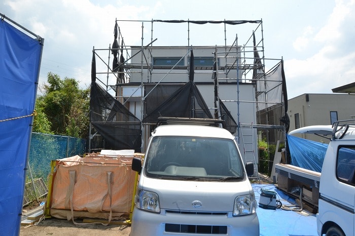 「福岡市早良区梅林02」注文住宅現場リポート⑧【木工事】【石膏ボード】