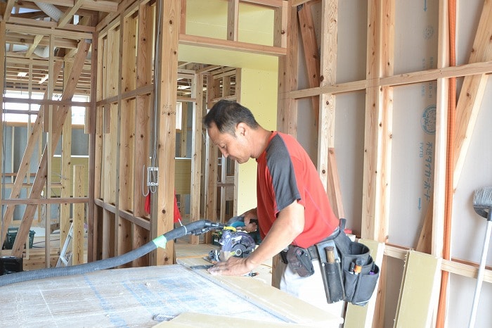 「福岡市早良区梅林02」注文住宅現場リポート⑧【木工事】【石膏ボード】