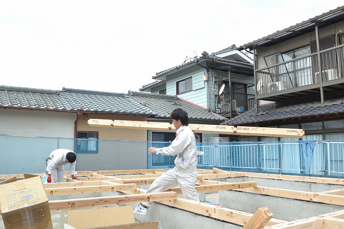 福岡市西区姪浜02　注文住宅建築現場リポート④