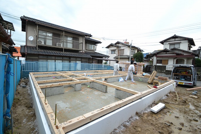 福岡市西区姪浜02　注文住宅建築現場リポート④