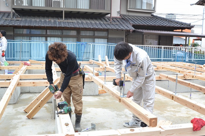 福岡市西区姪浜02　注文住宅建築現場リポート④