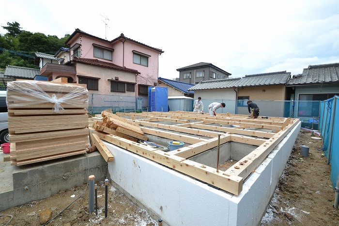 福岡市西区姪浜02　注文住宅建築現場リポート④