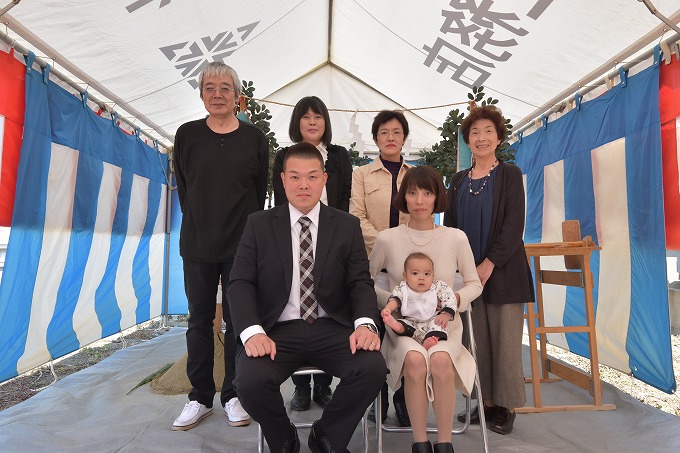 「糟屋郡02」注文住宅現場リポート①【地鎮祭】