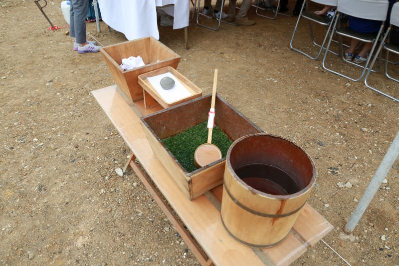 「糟屋郡宇美町01」注文住宅現場リポート①【地鎮祭】