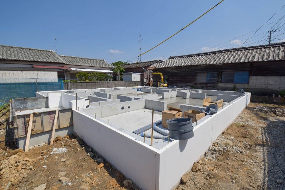 「古賀市06」注文住宅現場リポート③【基礎工事】【給排水】
