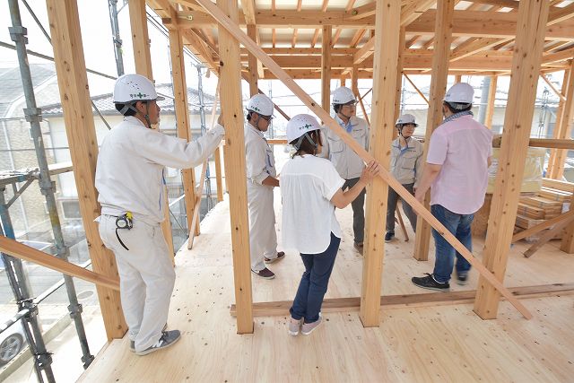 福岡市西区03　注文住宅建築現場リポート⑤　～上棟式～