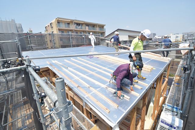 「福岡市西区03」注文住宅現場リポート⑤【上棟式】