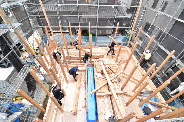 「福岡市西区03」注文住宅現場リポート⑤【上棟式】
