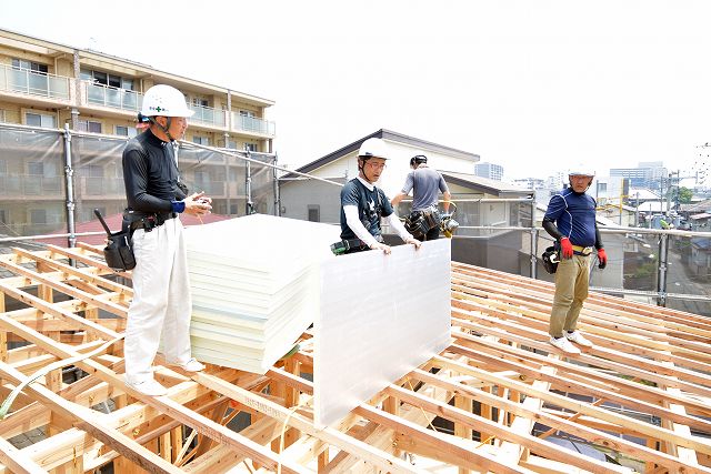 福岡市西区03　注文住宅建築現場リポート⑤　～上棟式～