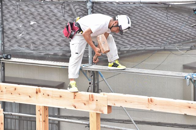 「福岡市西区03」注文住宅現場リポート⑤【上棟式】