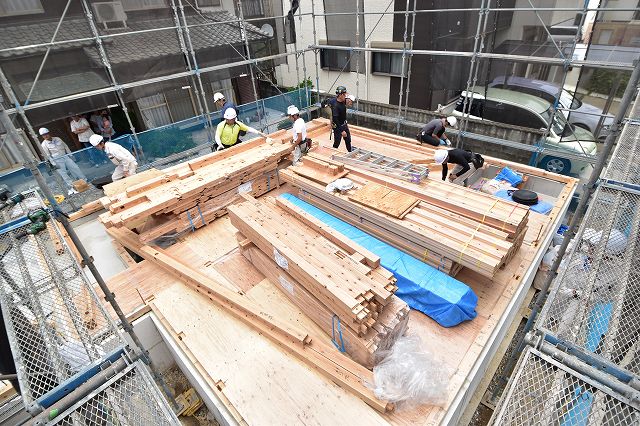 「福岡市西区03」注文住宅現場リポート⑤【上棟式】