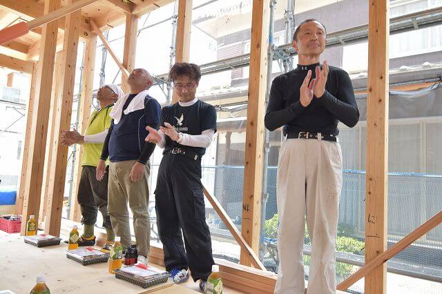「福岡市西区03」注文住宅現場リポート⑤【上棟式】