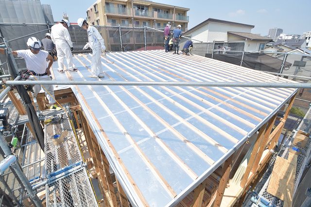 「福岡市西区03」注文住宅現場リポート⑤【上棟式】