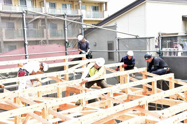 福岡市西区03　注文住宅建築現場リポート⑤　～上棟式～