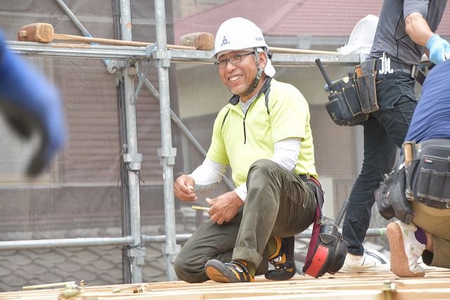 福岡市西区03　注文住宅建築現場リポート⑤　～上棟式～