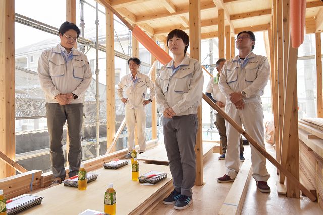 「福岡市西区03」注文住宅現場リポート⑤【上棟式】