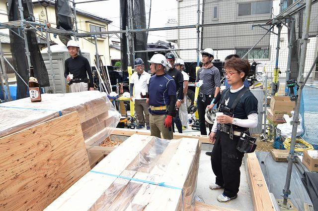 「福岡市西区03」注文住宅現場リポート⑤【上棟式】