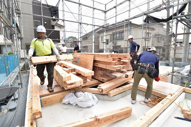 福岡市西区03　注文住宅建築現場リポート⑤　～上棟式～