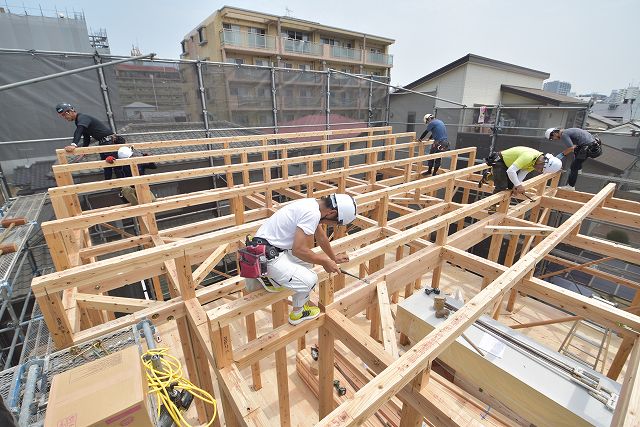 「福岡市西区03」注文住宅現場リポート⑤【上棟式】