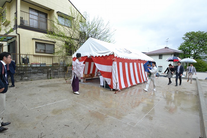 福岡県那珂川市01　注文住宅建築現場リポート①　～地鎮祭～