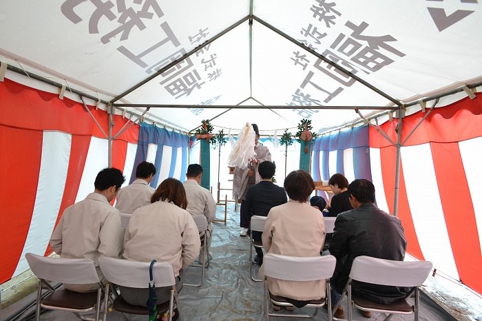 福岡県那珂川市01　注文住宅建築現場リポート①　～地鎮祭～